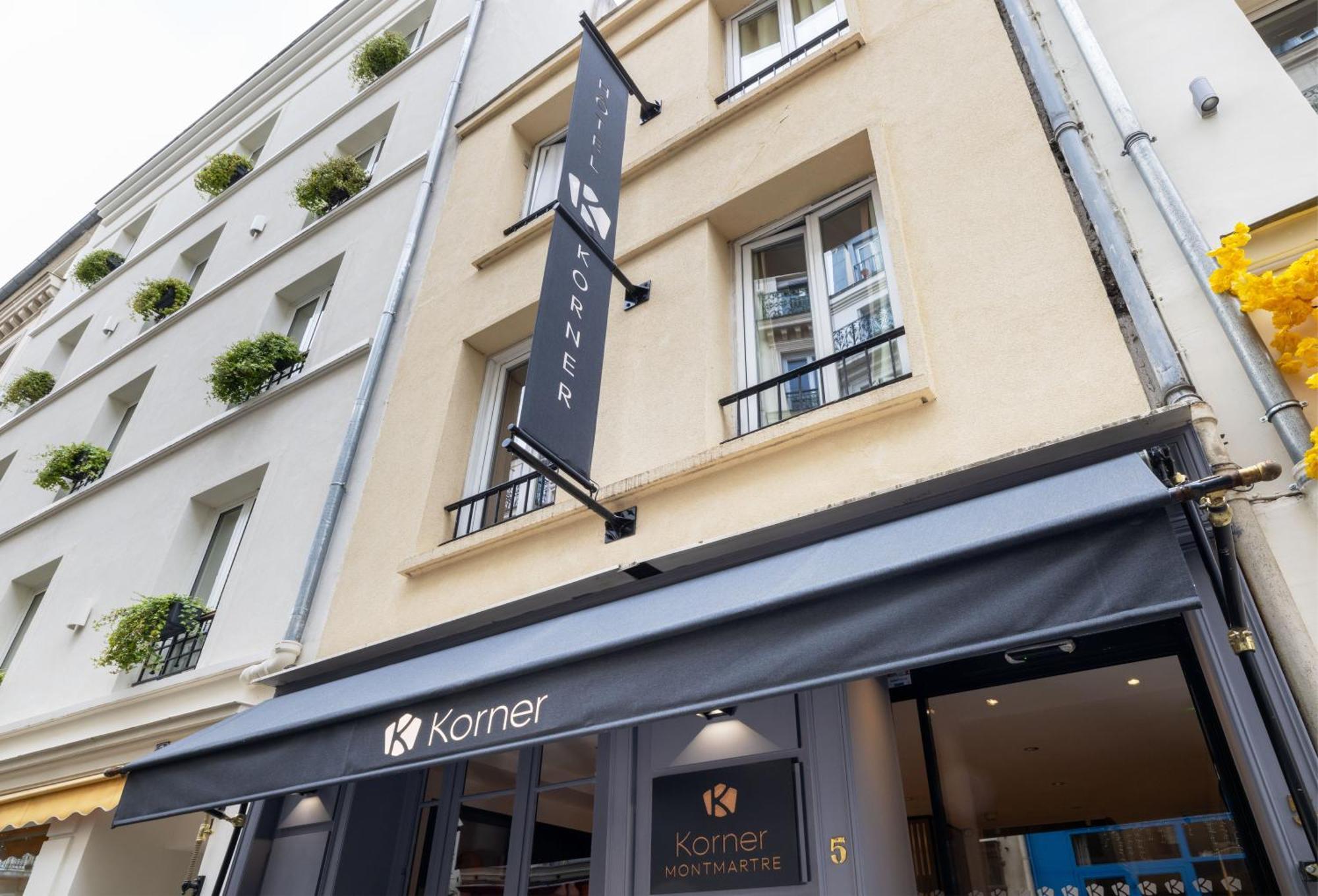 Korner Montmartre Hotel Párizs Kültér fotó